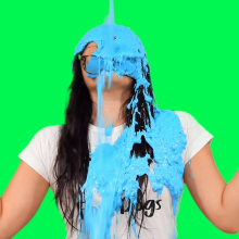 PieZone: It's Raining Slime!  Ronda Reluctantly Returns, Gets A Major Slime Dumping