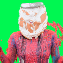 PieZone: It's Raining Slime!  Ronda Reluctantly Returns, Gets A Major Slime Dumping