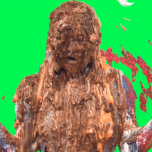 PieZone: It's Raining Slime!  Ronda Reluctantly Returns, Gets A Major Slime Dumping
