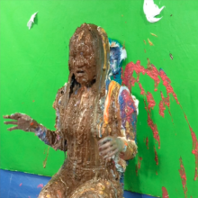 PieZone: It's Raining Slime!  Ronda Reluctantly Returns, Gets A Major Slime Dumping