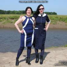 DungeonMasterOne: Blue Dress Mud Fun with Honeysuckle and Rosemary!