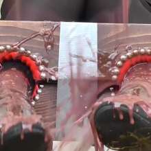 LiquidX: Alex K Pied and Slimed in The Pillory System