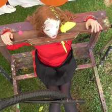 LiquidX: Alex K Pied and Slimed in The Pillory System