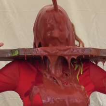 LiquidX: Alex K Pied and Slimed in The Pillory System