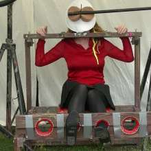 LiquidX: Alex K Pied and Slimed in The Pillory System
