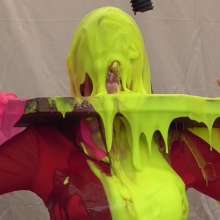 LiquidX: Alex K Pied and Slimed in The Pillory System