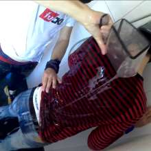 TheWetBrothers: Brian and Dylan Used Wallpaper Glue Again!  Sticky Hot!