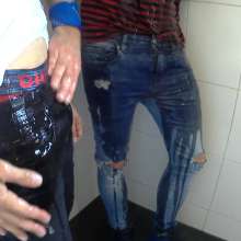 TheWetBrothers: Brian and Dylan Used Wallpaper Glue Again!  Sticky Hot!