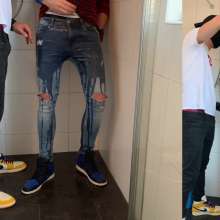TheWetBrothers: Brian and Dylan Used Wallpaper Glue Again!  Sticky Hot!