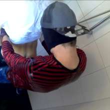 TheWetBrothers: Brian and Dylan Used Wallpaper Glue Again!  Sticky Hot!