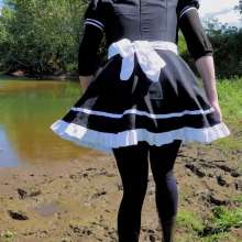 KinkyCosplayer: Demon Maid's Mud Performance