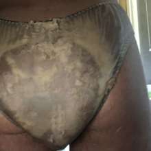 messy944: Wifes White silk knickers