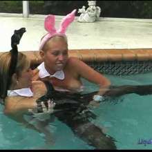 wamtec: Mary Carey and Tatiana--Bunny Girl Wetlook