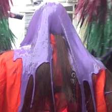 LiquidX: Miss Michaela: Gunged Hair Compilation