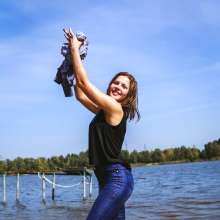 wet.look.me: Meet a new wetlook girl from our site!  Lera is lovely!