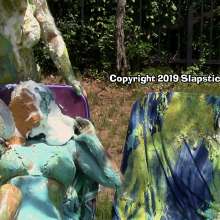 SlapstickStuff: The Return of the 2-Girl Outdoor Slime Shoot!