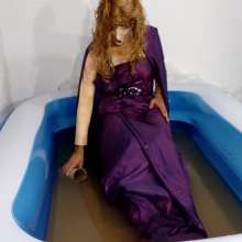 Wetlook Doll: Wet Formal Dress
