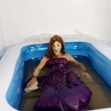 Wetlook Doll: Wet Formal Dress