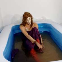 Wetlook Doll: Wet Formal Dress