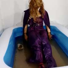 Wetlook Doll: Wet Formal Dress