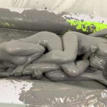 Messygirl: Amber Vs Zoey Mud Wrestling