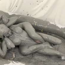 Messygirl: Amber Vs Zoey Mud Wrestling