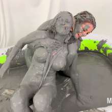Messygirl: Messygirl Mud Wrestling