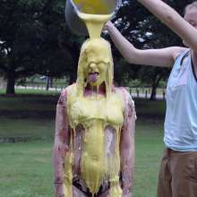 FunFilled Photography: Christy Gets Pied and Slimed by Her Best Friend!