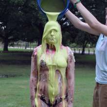 FunFilled Photography: Christy Gets Pied and Slimed by Her Best Friend!