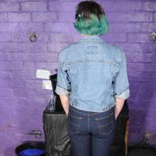 DungeonMasterOne: Denim and Gunge: Cindy Looses Her Splosh Virginity!