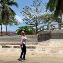 Wet_look_elena: Elena Gets Wet in Jeans in the Warm Vietnamese Sea