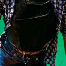 wet.look.me: Update!  Wetlook model in tights with a large hole and shorts!  Wetlook.biz