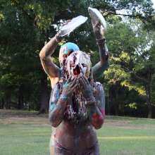 FunFilled Photography: Kelly Gets Pied and Slimed by Caley!