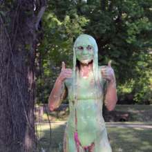 FunFilled Photography: Mallory's Second Time Getting Wet and Messy!