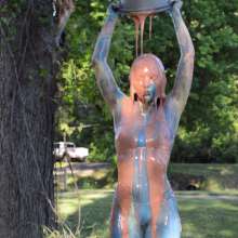 FunFilled Photography: Mallory's Second Time Getting Wet and Messy!