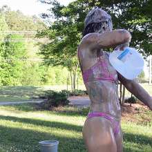 FunFilled Photography: Mallory's Second Time Getting Wet and Messy!