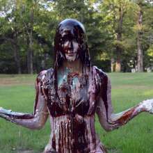 FunFilled Photography: Mallory's Super Messy Afternoon of Pie/slime/eggs/syrup Etc!