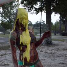 FunFilled Photography: Meg Dons a Green Bikini to Get Wet and Messy!