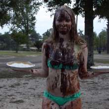 FunFilled Photography: Meg Dons a Green Bikini to Get Wet and Messy!