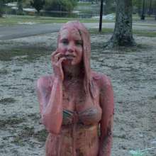 FunFilled Photography: Meg Dons a Green Bikini to Get Wet and Messy!