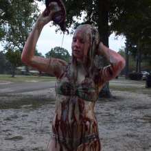 FunFilled Photography: Meg Dons a Green Bikini to Get Wet and Messy!