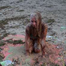 FunFilled Photography: Meg Dons a Green Bikini to Get Wet and Messy!