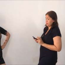 RevSlymsford: Messy Ma Black Dress Trashing!  Gunge Cakes Chocolate.