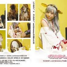 usamilk japanese cosplay: Messy Play of Japanese Cute Cosplay Girl: Guri 04