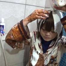 usamilk japanese cosplay: Messy Play of Japanese Cute Cosplay Girl: Iyo 04
