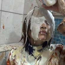 usamilk japanese cosplay: Messy Play of Japanese Cute Cosplay Girl: Iyo 04