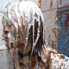 usamilk japanese cosplay: Messy Play of Japanese Cute Cosplay Girl: Iyo 04