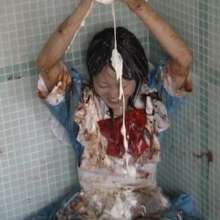 usamilk japanese cosplay: Messy Play of Japanese Cute Cosplay Girl: Ichigo 01