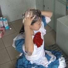usamilk japanese cosplay: Messy Play of Japanese Cute Cosplay Girl: Ichigo 01