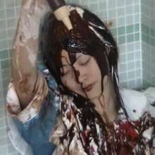 usamilk japanese cosplay: Messy Play of Japanese Cute Cosplay Girl: Ichigo 01